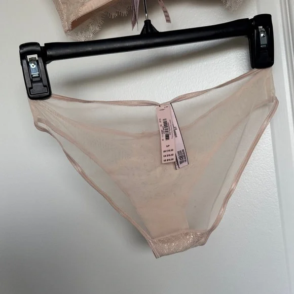 Victoria's Secret NWT Blush Lace Bra and Panty Set (see description) - Picture 7 of 7